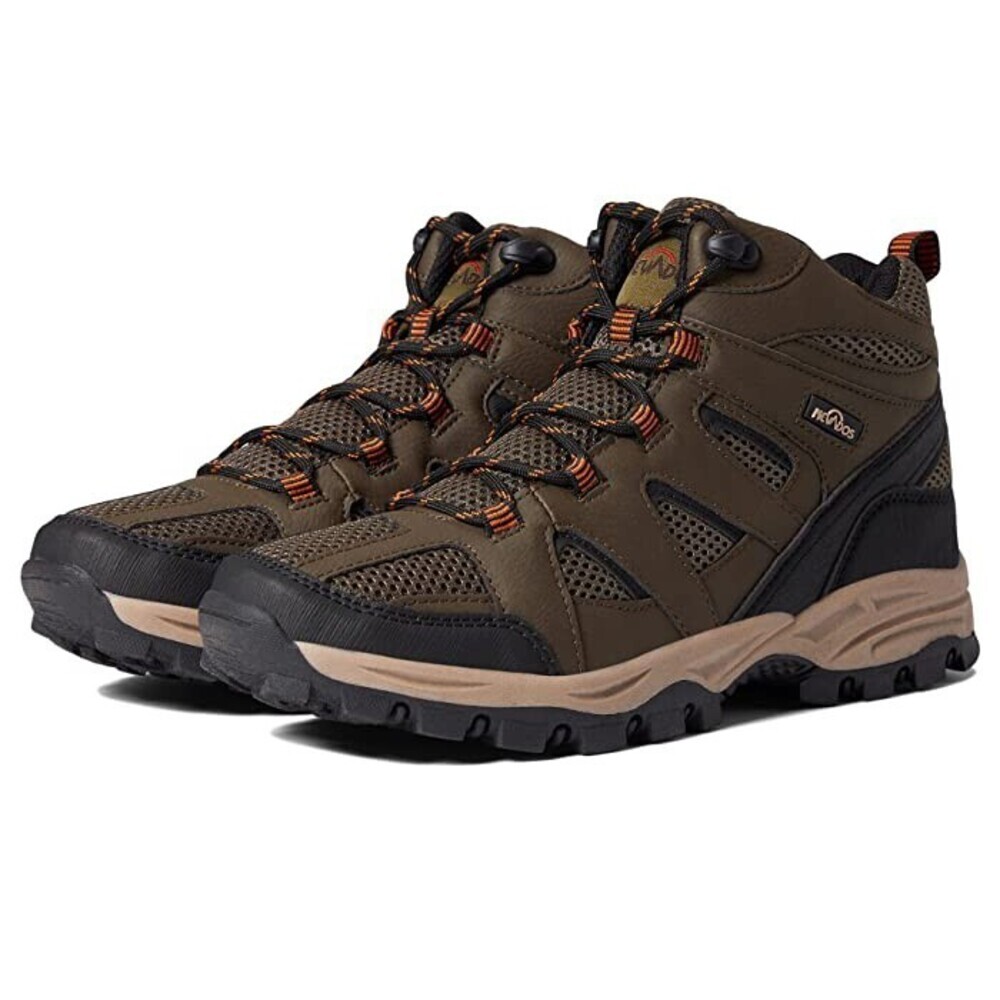 Nevados Larkin N-LARKIN Mens US 11.5 Boots Brown Leather Hiking Boots JOBB2035